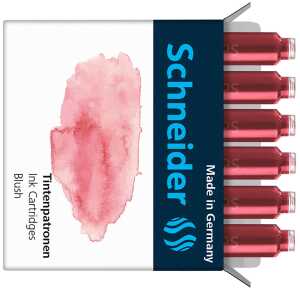 Schneider Tintenpatronen Pastell blush, 6er Schachtel