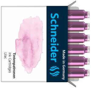 Schneider Tintenpatronen Pastell lilac, 6er Schachtel
