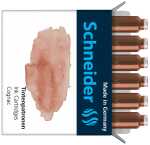 Schneider Tintenpatronen Pastell cognac, 6er Schachtel