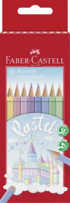 Faber Castell Buntstift pastell 10er Kartonetui