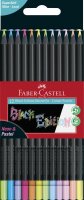 Faber Castell Buntstifte Black Edition Neon + Pastell