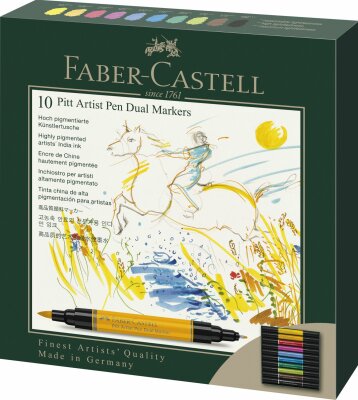 Faber Castell Tuschestift PAP Dual Marker 10er Etui