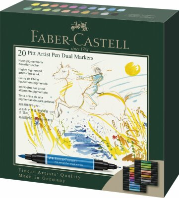 Faber Castell Tuschestift PAP Dual Marker 20er Etui