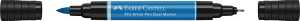 Faber Castell Tuschestift PAP Dual Marker phthaloblau