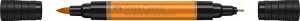 Faber Castell Tuschestift PAP Dual Marker lasurorange