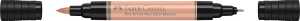 Faber Castell Tuschestift PAP Dual Marker beigerot