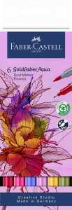 Faber Castell Aqua Dual Marker Gofa 0,4 mm Blumen 6er