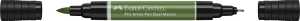 Faber Castell Tuschestift PAP Dual Marker chromoxydgrün st.