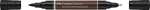 Faber Castell Tuschestift PAP Dual Marker sepia dunkel