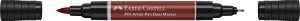 Faber Castell Tuschestift PAP Dual Marker indischrot