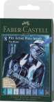 Faber Castell Tuschestift Pitt Artist Pen 8er Blues