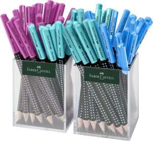 Faber Castell Bleistift Grip Jumbo Two Tone Köcher 2x36