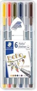 Staedtler Fineliner triplus Boho 6St