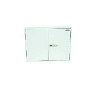 Schlüsselschrank Elektronikschloss 600 Haken, 730 x 550 x 205 mm grau