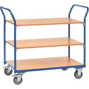 Tischwagen 100x60cm blau FETRA 1802