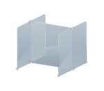 Tröpfchenschutzscheibe 668x602mm FRANKEN GSW2 2er Modul