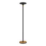 Unilux BALY BAMBOO LED-Deckenfluter schwarz-bambus dimmbar