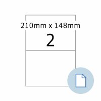 Herma Etiketten permanent haftend 210 x 148 mm PE-Folie...