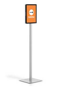 Durable Bodenständer A4 d.gr hoch/quer Info Stand BASIC A4