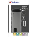 VERBATIM USB-Hub 3.1-C auf USB 3.0 Berteiler 1:3