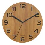 Unilux PALMA BAMBOO Wanduhr Bambus-Ziffernblatt Ø...