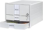 Schubladenbox IMPULS A4/C4, 3 Schubladen, Einsatz +...