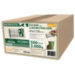 HELLMA Zucker-Sticks - 500 Portionen à 4 g