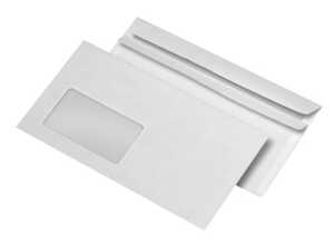 Briefhülle DL m.Fe 1000ST SK 80g weiß MAILMEDIA 30005390