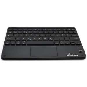MEDIARANGE Funk-Tastatur - schwarz, integrierte Halterung