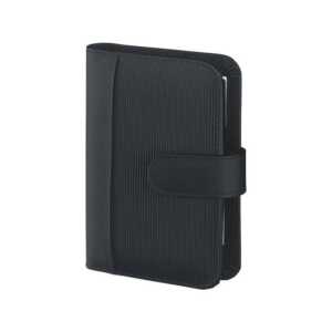 BSB Zeitplaner Pocket Rillendesign A7 Softfolie schwarz