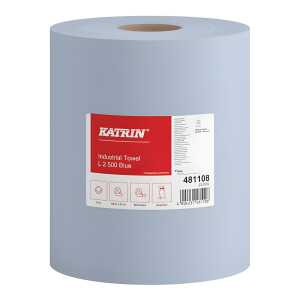 KATRIN Wischtuch Classic Industrial L2 blau, 2-lagig, 2 x 190 m