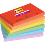 Post-it Haftnotizblock Playful - 76 x 127 mm, 6x 90...