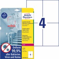 Avery Zweckform L8013REV-10 Antimikrobielle Etiketten -...