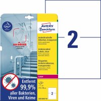 Avery Zweckform L8012REV-10 Antimikrobielle Etiketten -...