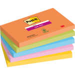 Post-it Haftnotizblock Boost - 76 x 127 mm, 5x 90 Blatt,...
