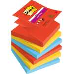 Post-it Haftnotizblock Z-Notes Playful - 76 x 76 mm, 6x...