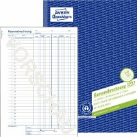 Avery Zweckform 1227 Kassenabrechnung - MwSt.-Spalte, A4,...