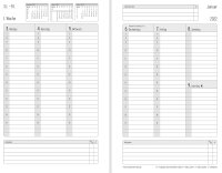 Buchkalender Lattice petrol