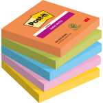 Post-it Haftnotizblock Boost - 76 x 76 mm, 5x 90 Blatt,...