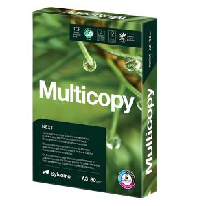 MULTICOPY Multifunktionspapier Zero - A3, 80 g/qm, hochweiß, 500 Blatt