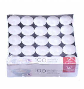Teelicht 100ST weiß 580930.004 39mm