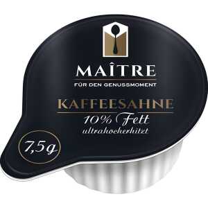MAITRE Kaffeesahne 10% - 240 Portionen à 7,5 g