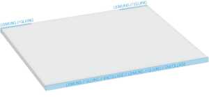 Sigel Schreibunterlage blanko 50BL 595x410mm