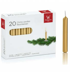 Christbaumkerze 20ST gold 580802026