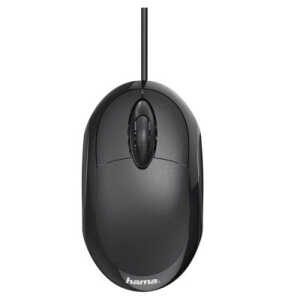 Maus optisch MC-100 schwarz HAMA 00182600 3-Tasten Scroll-Rad