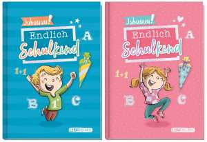 Freundebuch HÄFFT A5 hellblau/rosa sort. LERNFREUNDE 5894-4