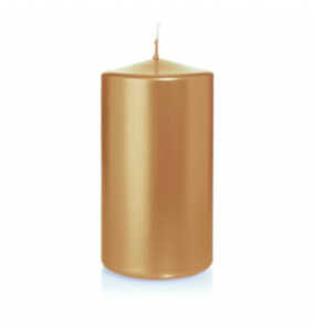 Stumpenkerze 130x70mm gold 726154026