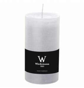 Stumpenkerze 130x68mm weiß D-LUX MARBLE 281005.004