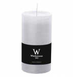 Stumpenkerze 130x68mm weiß D-LUX MARBLE 281005.004