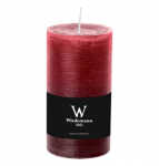 Stumpenkerze 130x68mm bordeaux D-LUX MARBLE 281005.067